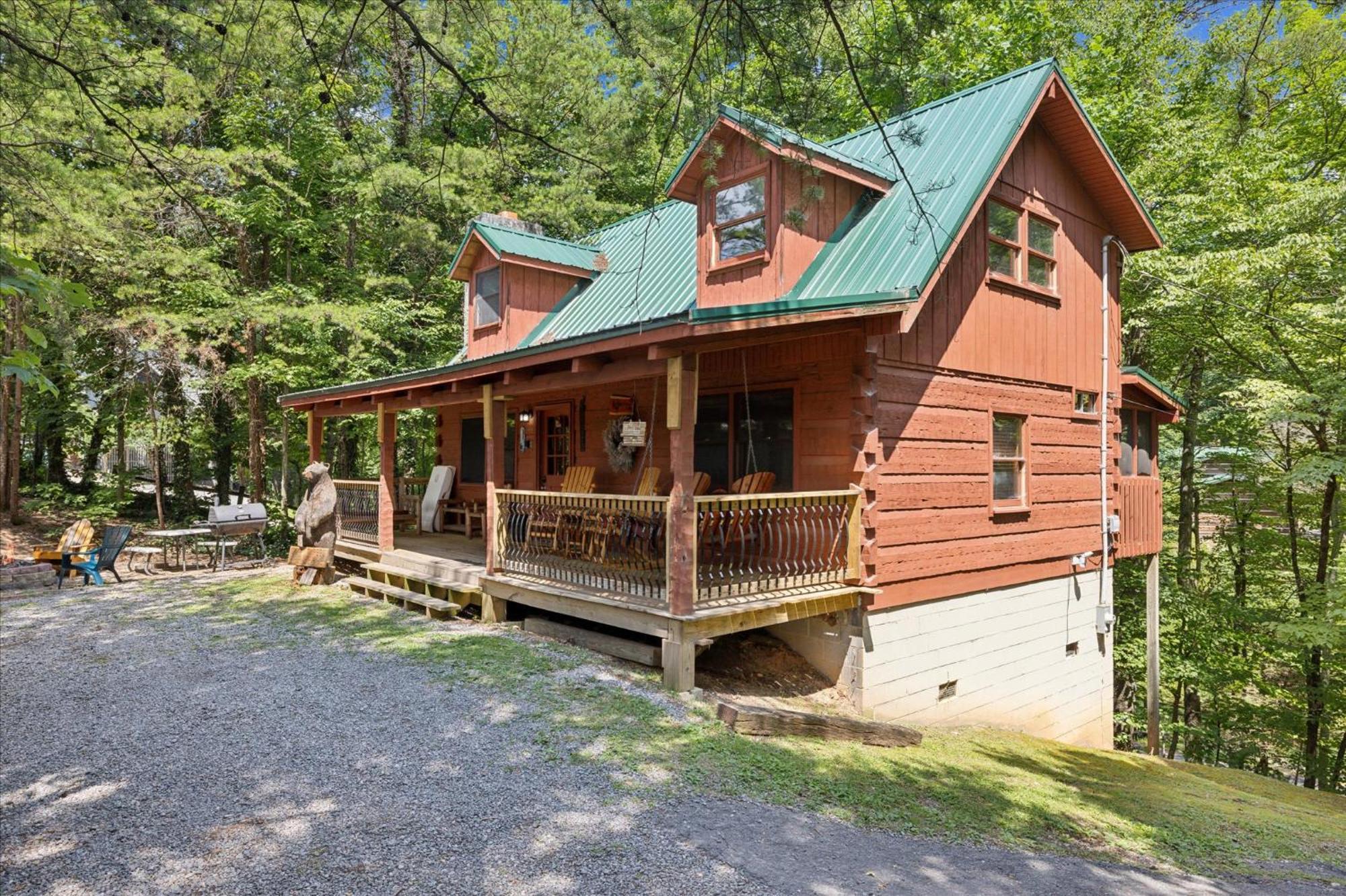 A Charming Cabin, Pool, Firepit, Hot Tub-Jacuzzi Gatlinburg Exteriör bild